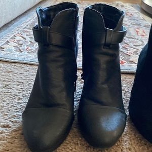 Worn once black ankle boots. Good condition. $26 each or $40 for both